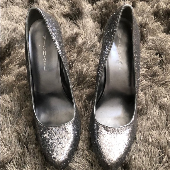 Beautiful Silver Glitter Heels - Picture 5 of 5